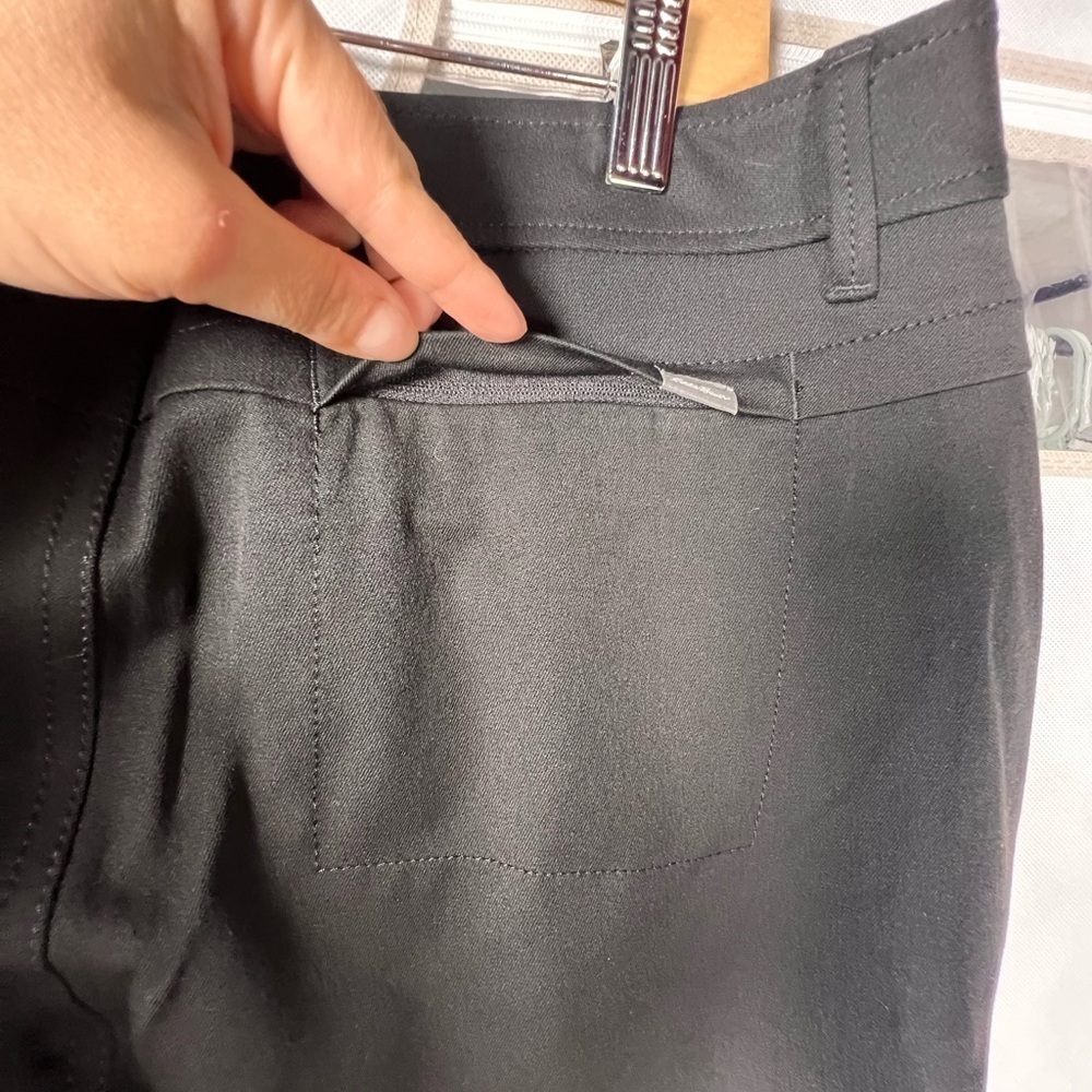 NWT Eddie Bauer Womens New Travex Flexion Horizon Skimmer Black Pants Size 12 - Picture 5 of 11